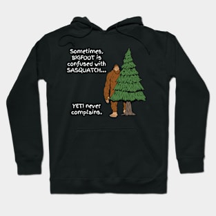 Bigfoot Often Called Sasquatch Yeti Never Complains Hoodie